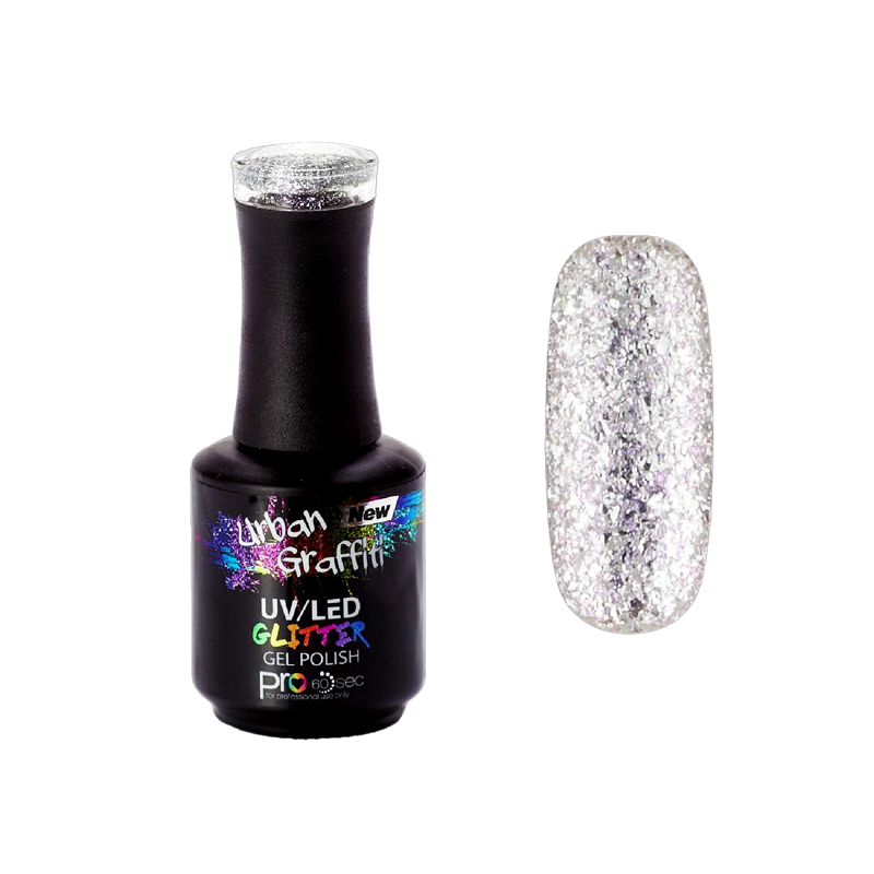 Artemis - UGGP-A0910 Urban Graffiti Sëlwer Glitter Gel-Lack 15ml