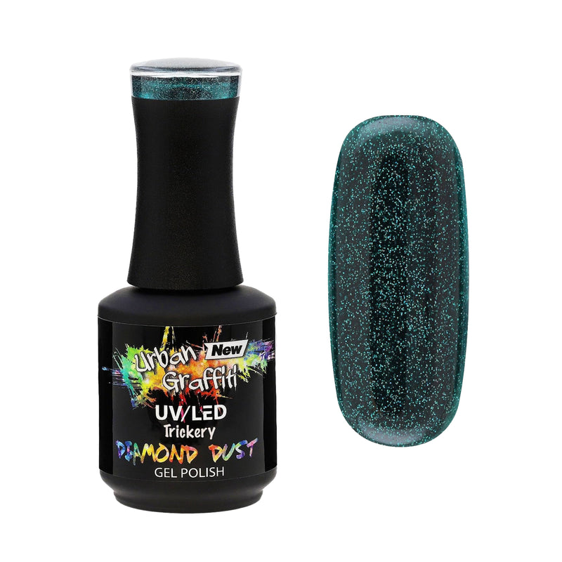 Trickery - UGGP-DD006 - gréng Glitter - Urban Graffiti Gel-Lack 15 ml