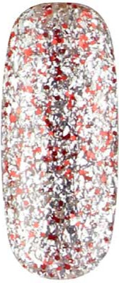 Apollo - UGGP-A0907 Urban Graffiti roude a sëlwere Glitter Gel-Lack 15ml