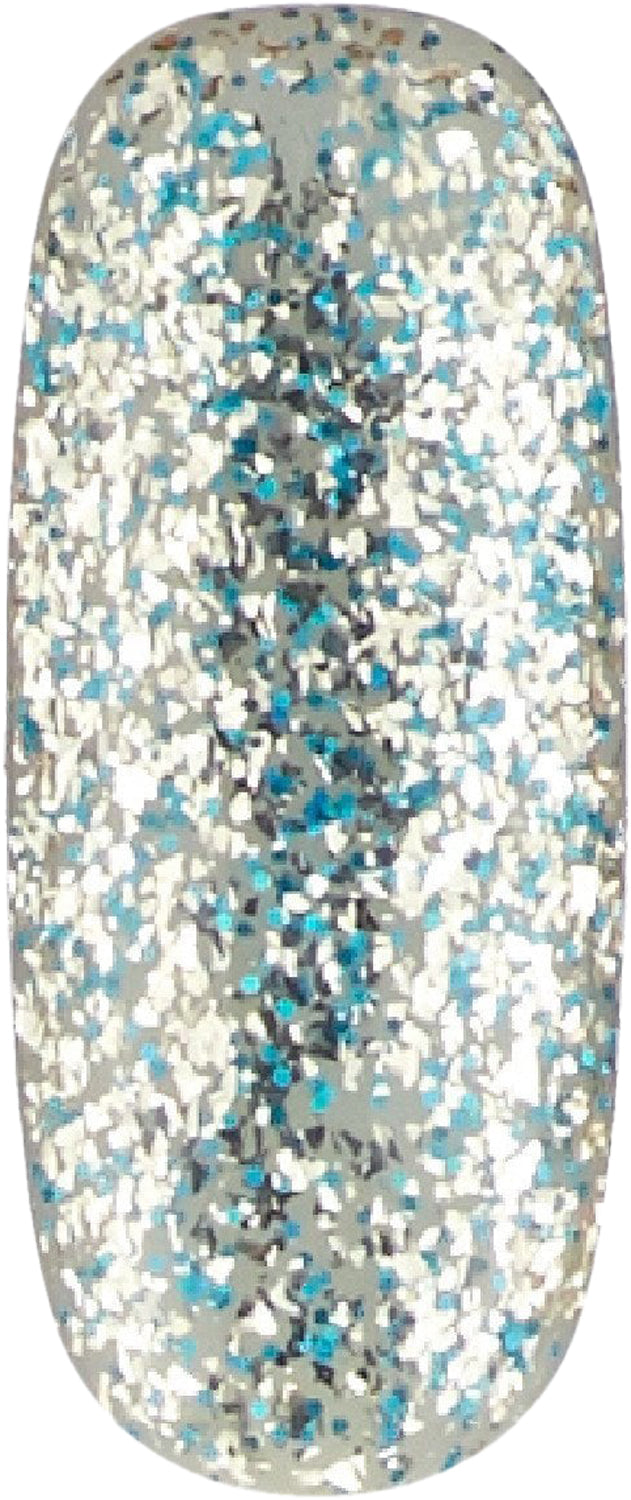 Winter Waterfall - UGGP-A0912 Urban Graffiti Blo a Sëlwer Glitter Gel-Lack 15ml