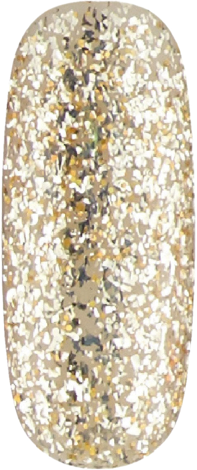 Sphinx - UGGP-A0917 Urban Graffiti - Goldene Glitter-Gel-Nagellack mat grousse Glitterstécker - 15ml
