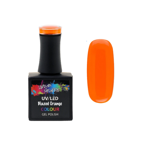 "Blazed Orange - UGGP-A0540 15ml" is a professional-grade nail polish that radiates warmth and vibrancy.