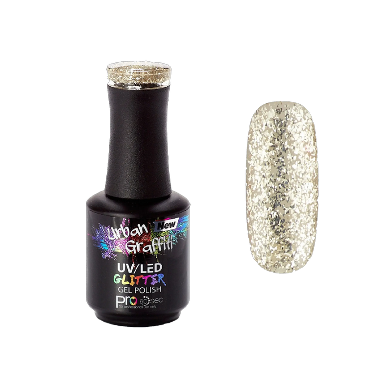 Midas Touch - UGGP-A0914 Urban Graffiti Gold Glitter Gel-Lack 15ml
