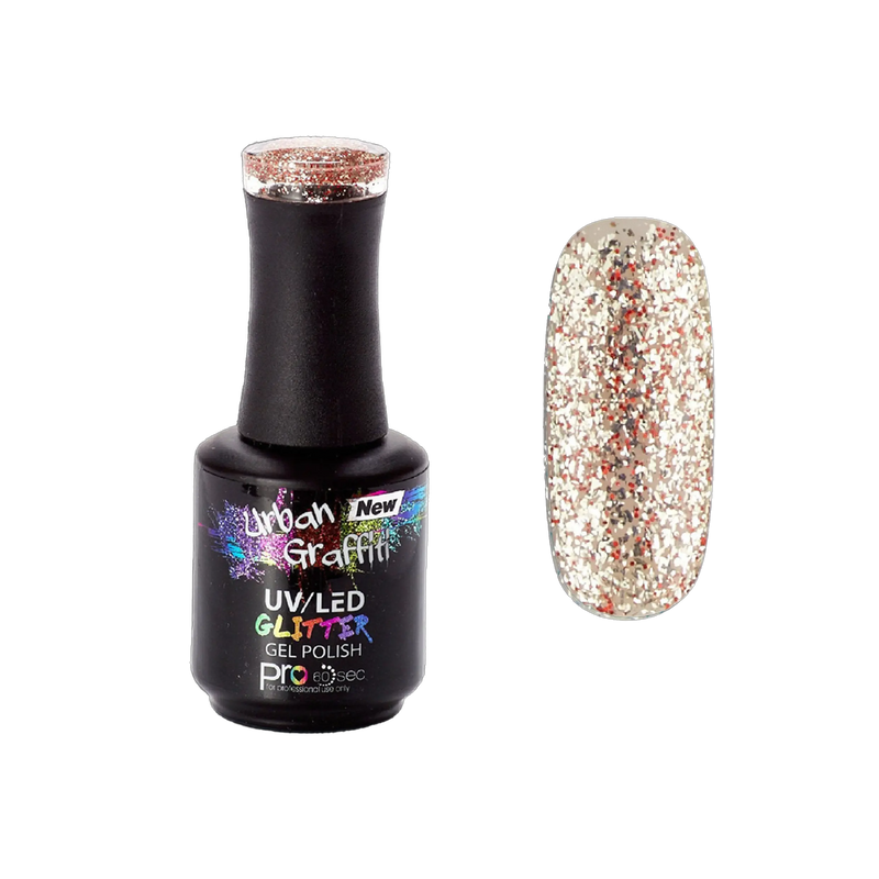 Tinsel Town - UGGP-A0913 Urban Graffiti Gold- a rout Glitter Gel-Lack 15ml